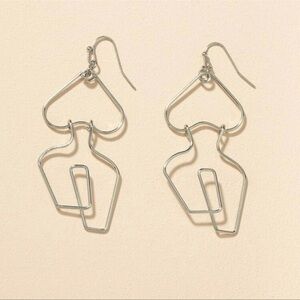 3/$30 🤍 Abstract Human Body Earrings